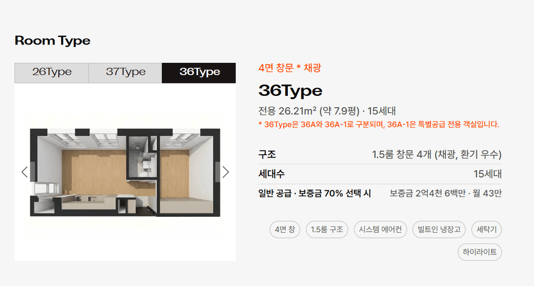 홍대입구역 맹그로브창천 평면도