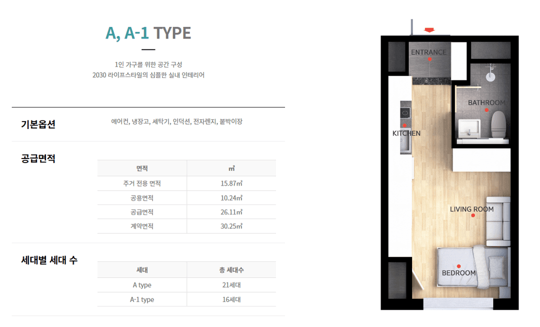 강변역 비바힐스강변 평면도