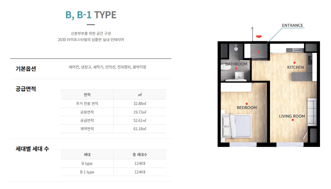 강변역 비바힐스강변 평면도
